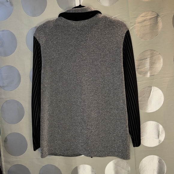 Adolfo Sport Mixed Media Jacket - Picture 5 of 5